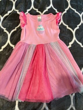 Gymboree Pink Tulle Cupcake Dress for Girls